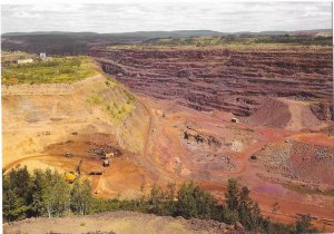 Open Pit Mine on the Iron Range Minnesota 4 by 6