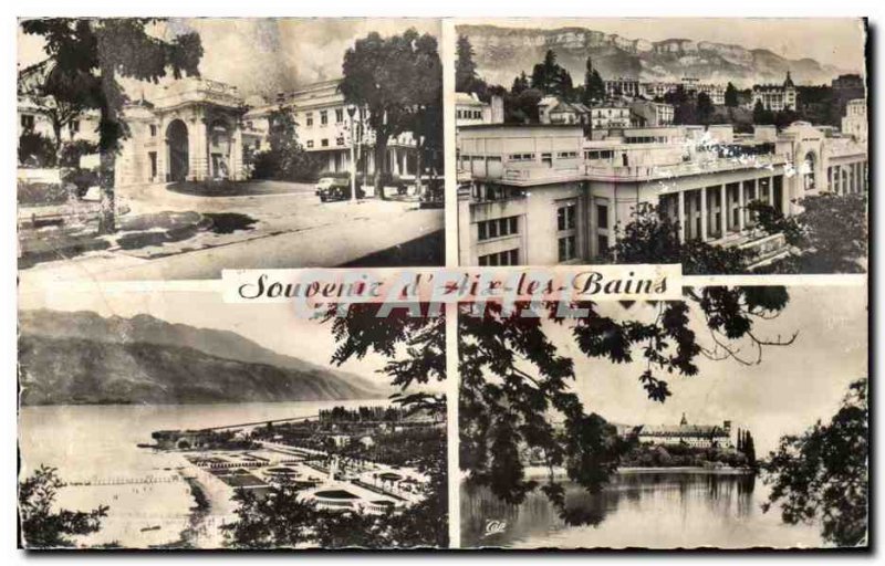 Aix les Bains - Souvenir Postcard Old