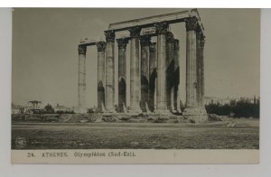 Greece - Athens. Ancient Olympic Stadium Ruins, Southeast View  RPPC