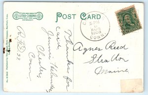 Chester CT Brooks Factory Connecticut Postcard