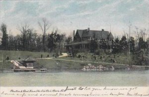 Illinois Peoria Pavillion &  Boat House Nen Oak Park 1907