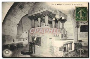 Postcard Old Tours Tomb of Saint Martin