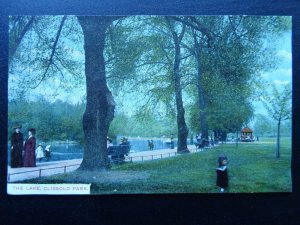 Hackney Stoke Newington CLISSOLD PARK The Lake - Old Postcard by Charles Martin