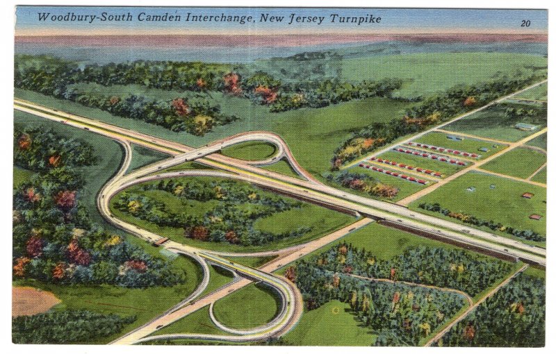 New Jersey Turnpike, Woodbury - South Camden Interchange