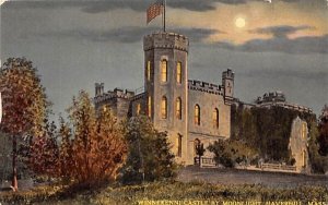 Winnekenni Castle by moonlight Haverhill, Massachusetts  