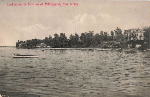 Vintage Billingsport NJ Wharf Waterfront View Postcard E. W. Humphreys