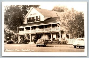 RPPC  Bristol Inn   Bristol  Vermont  Postcard  1954