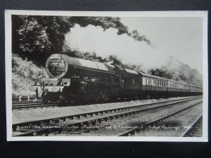 B.R. British Railway THE SHAMROCK EXPRESS Princess Class 8 Loco Old RP Postcard