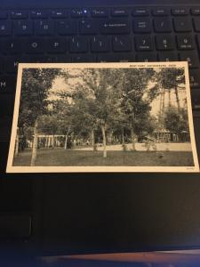 Vintage Postcard; West Park Gothenburg Neb