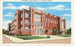 Old Postcard Indiana Lafayette Jefferson High School