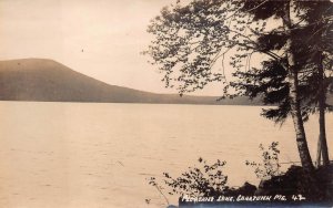 RPPC PLEASANT LAKE CARATUNK MAINE REAL PHOTO POSTCARD (c. 1915) ##
