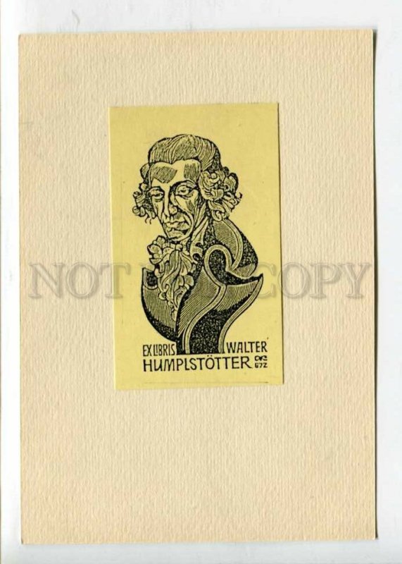 3052286 Old Ex libris bookplate by Humplstotter