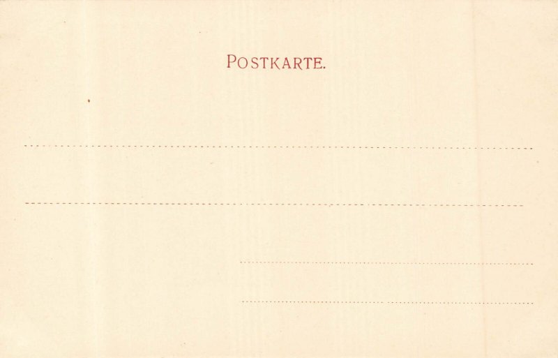 Leipzig Germany~Mendebrunnen, Hauptpost~1900s POSTCARD