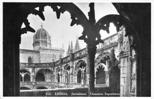 B94555 lisboa jerenimos claustros superiores real photo portugal