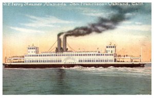 S.P. Ferry Steamer Almeda San Francisco -Oakland California