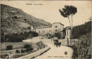 CPA ANDUZE - Librairie GÉNOLHAC (123175)