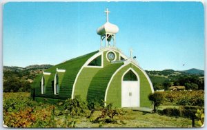 Postcard - Famous El Carmel Chapel In The Italian Swiss Colony Vineyards - CA