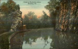 Canal at Tuckerton Above Reading PA c1910 Postcard