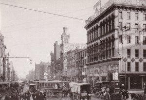Pennsylvania Philadelphia Market Street Looking East From 6th Street Circa 1902