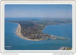 Italy Saluti da Lignano Veduta Aerea Dela Penisola