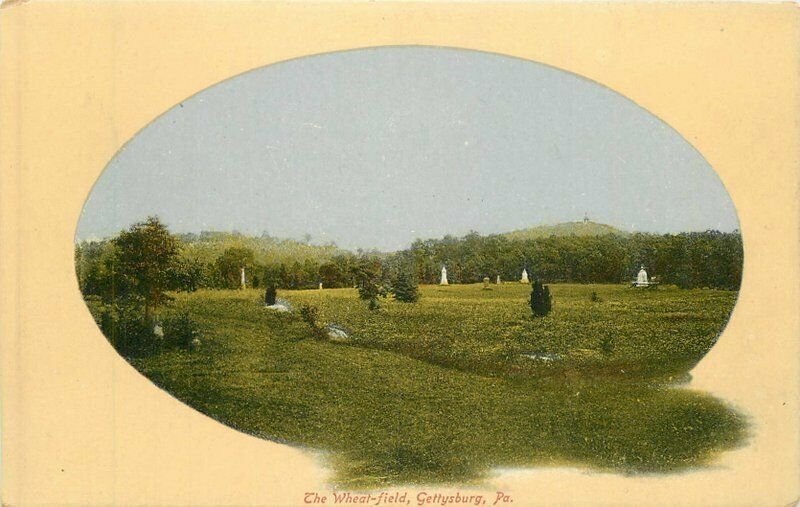 Pennsylvania Gettysburg The Wheat-Field Frame Like C-1940s Postcard 22-860 