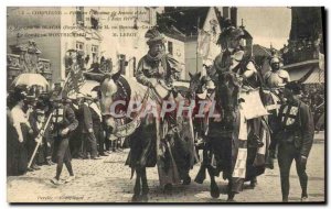 Old Postcard Fetes de Jeanne d & # 39Arc Compiegne Marquis de Blacas Montrich...