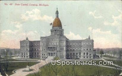 State Capitol in Lansing, Michigan