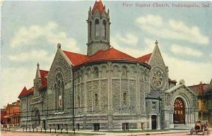 IN, Indianapolis, Indiana, First Baptist Church, Majestic Publishing No. 43