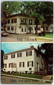 Postcard - The Tavern and The Tavern-Lodge - New Wilmington, Pennsylvania