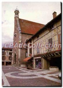 Old Postcard Ain Dombes Chatillon S Chalaronne the Square and the Church St A...