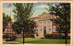 Postcard SCHOOL SCENE Hammond Indiana IN AN9019