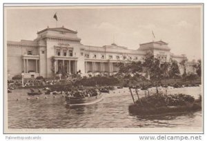 Crowded Rowboats on Lake at Canadian Pavilion, British Empire Exhibition, Wem...