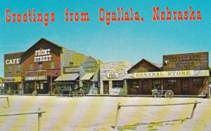 Nebraska Greetings From Ogallala Front Street