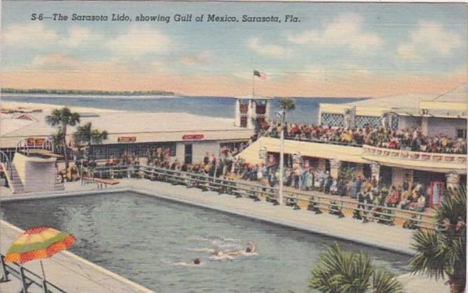 Florida Sarasota The Sarasota Lido 1941 Curteich