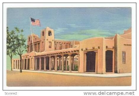 US Post Office and Federal Building, Santa Fe, New Mexico, 1930-40s