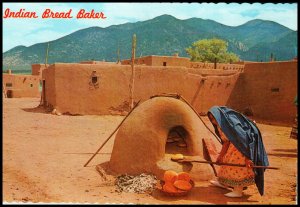 Indian Bread Baker,Taos Pueblo,NM