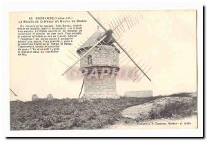 Guerande Old Postcard The creamer mill mill says the devil (mill)