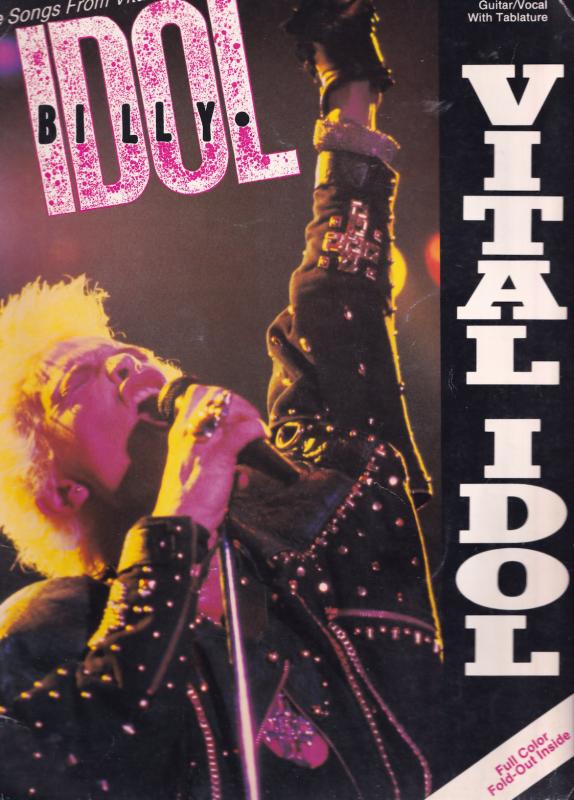 Billy Idol Generation X Large Rare XL Guitar Sheet Music Album Book