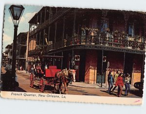 Postcard French Quarter, New Orleans, Louisiana