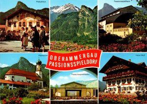 Germany Oberammergau Passionsspieldorf Multi View