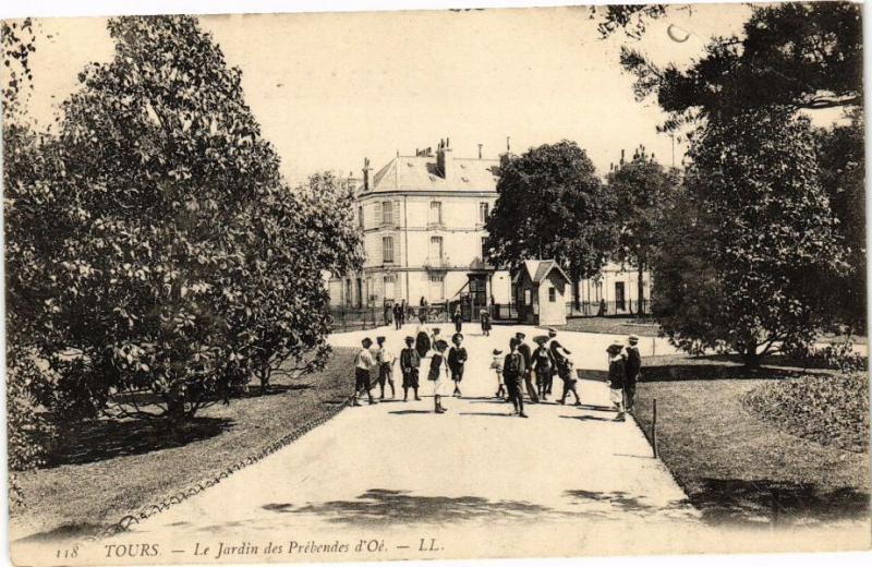 CPA TOURS-Le Jardin des Prébendes d'Oé (266151)