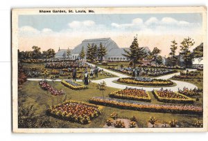 St Louis Missouri Postcard 1922 Shaws Garden