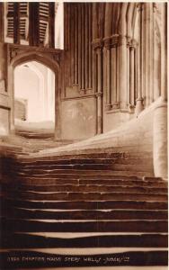 BR68891 chapter house steps wells   uk  judges 3398 real photo