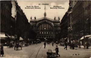 CPA PARIS 10e-Gare du Nord Boulevard Denain (254311)