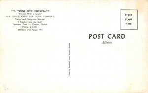 VENICE, FL Florida  VENICE CHEF RESTAURANT  Roadside  c1950's Chrome Postcard