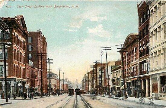 NY, Binghamton, New York, Court Street, No. 1073