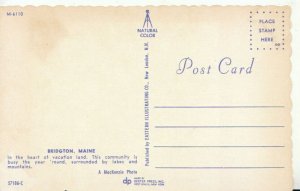 America Postcard - Bridgton - Maine -  Eastern Illustrating Co - TZ11042