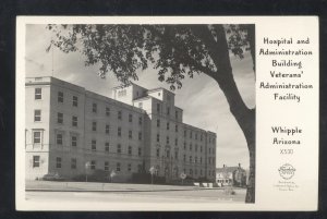 RPPC WHIPPLE ARIZONA HOSPITAL VETERANS VINTAGE REAL PHOTO POSTCARD