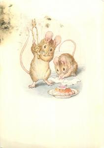 The Tale of Two Bad Mice by Beatrix Potter postcard