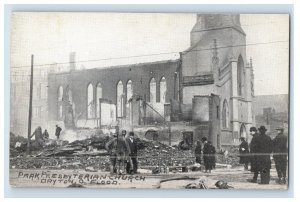 Vintage Park Presbyterian Church Flood Daton, OH. Original Vintage Postcard P26E